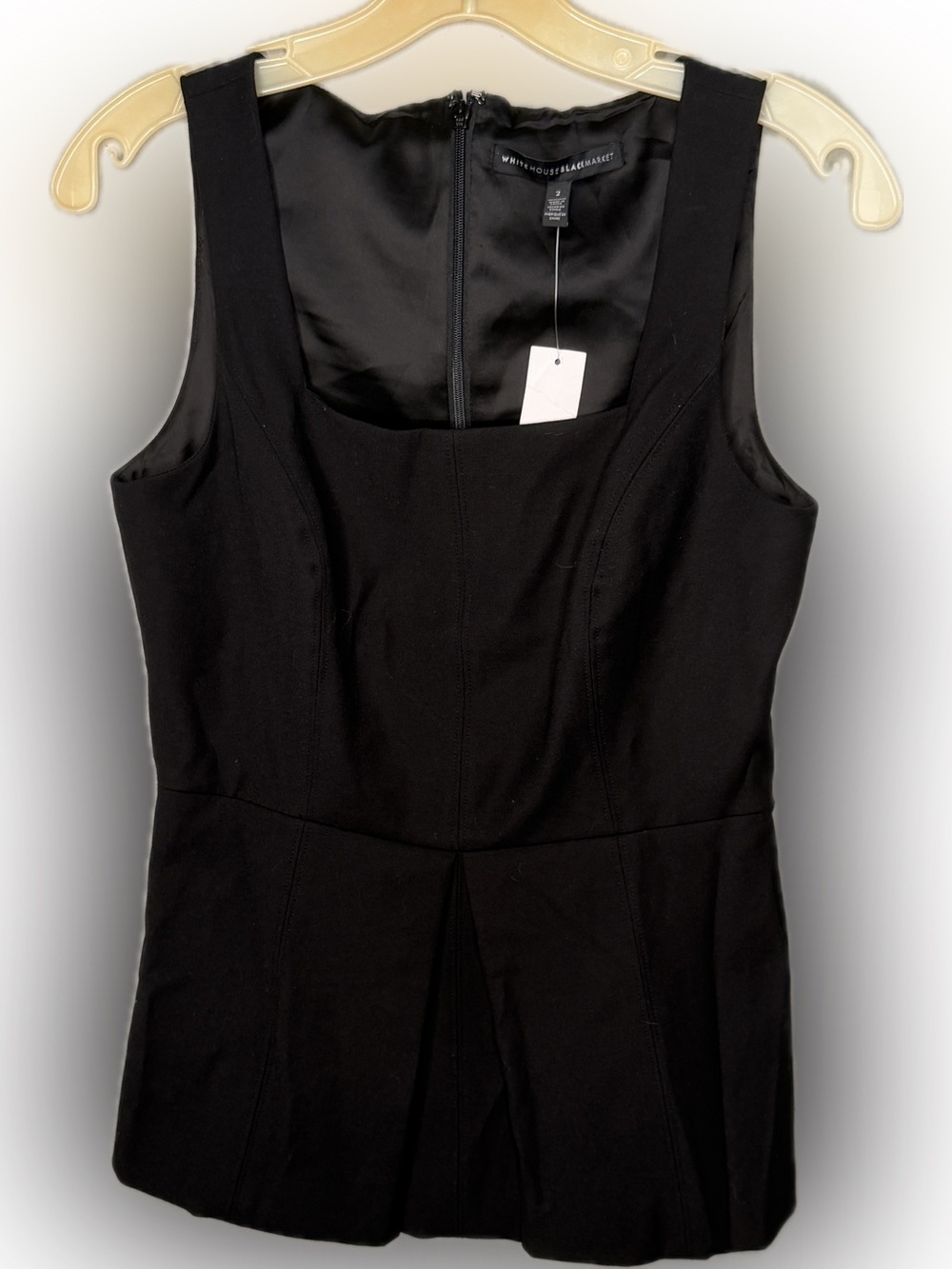 White House Black Market Black Top nwt